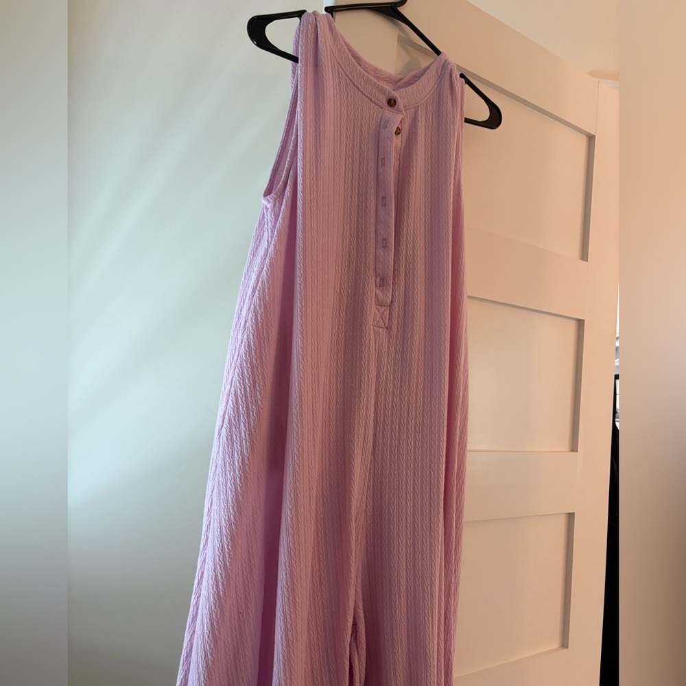 Bucket list Pink Jumpsuit